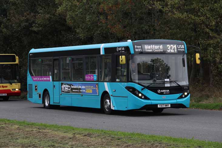 Arriva the Shires Alexander Dennis Enviro200MMC 3114